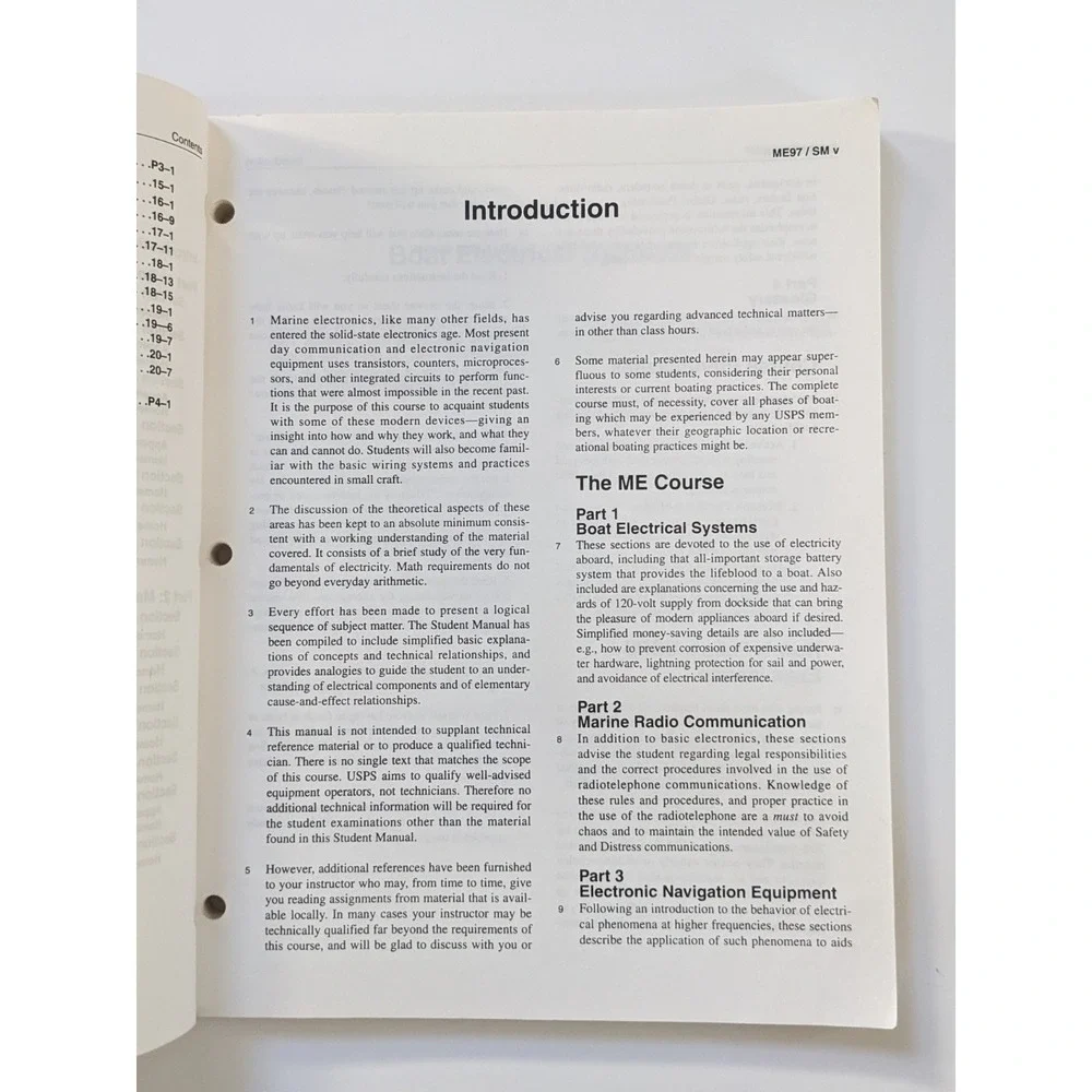 VTG 1997 Marine Electronics Student Manual United States Power Squadrons Boating
